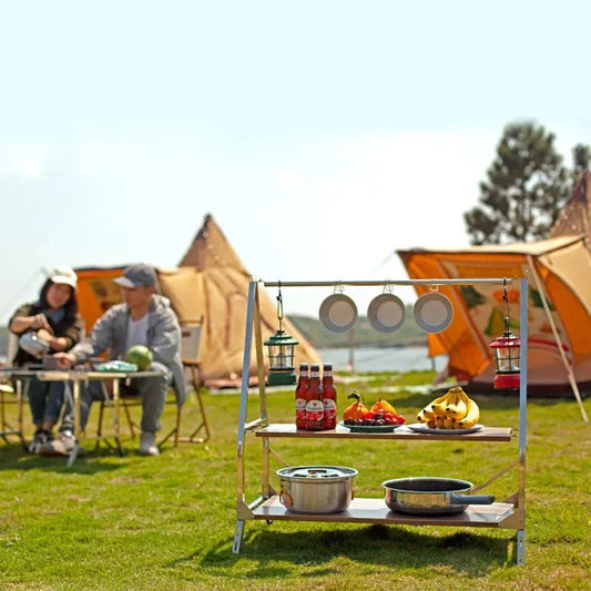 Outdoor Camping Storage Shelf