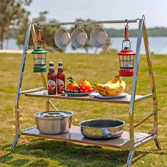Outdoor Camping Storage Shelf
